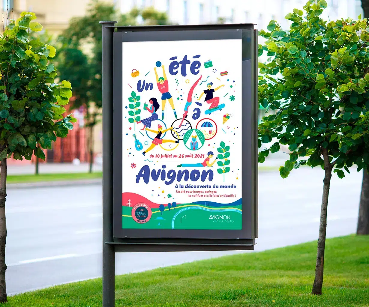 Campagne d'affichage mairie d'Avignon